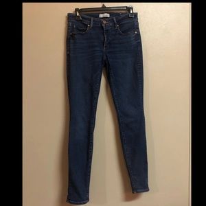 Loft Curvy Skinny Crop Jeans Size 25/0